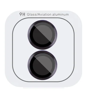 Захисне скло Metal Classic на камеру (в упак.) Apple iPhone 16 (6.1") / 16 Plus (6.7") Чорний / Black