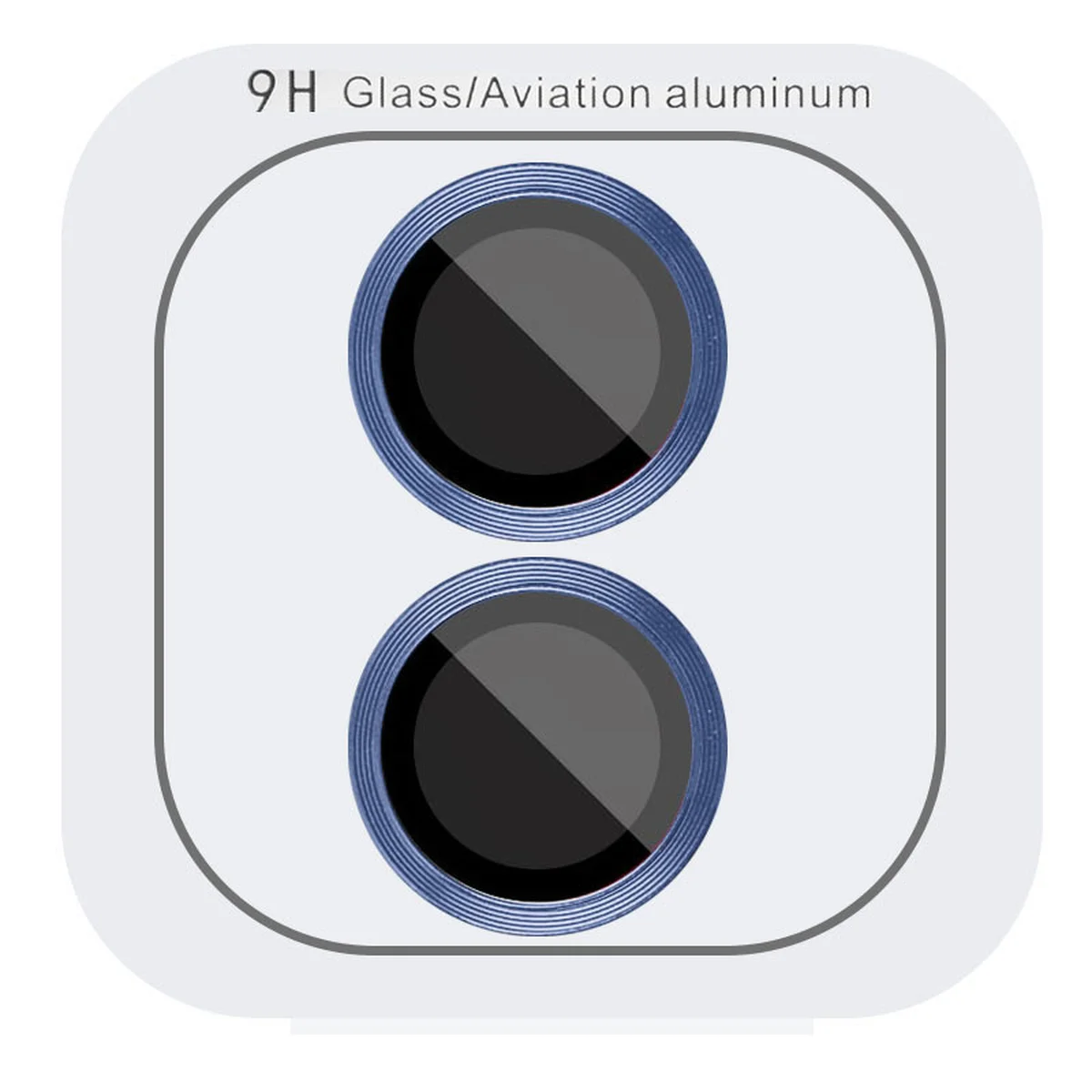 Защитное стекло Metal Classic на камеру (в упак.) для Apple iPhone 16 (6.1") / 16 Plus (6.7") Синий / Ultramarine