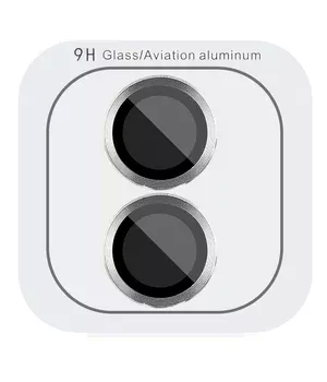 Защитное стекло Metal Classic на камеру (в упак.) для Apple iPhone 16 (6.1") / 16 Plus (6.7") Серебряный / Silver Защитное стекло Metal Classic на камеру (в упак.) для Apple iPhone 16 (6.1") / 16 Plus (6.7") Серебряный / Silver