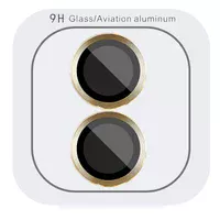 Захисне скло Metal Classic на камеру (в упак.) Apple iPhone 16 (6.1") / 16 Plus (6.7") Золотий / Gold