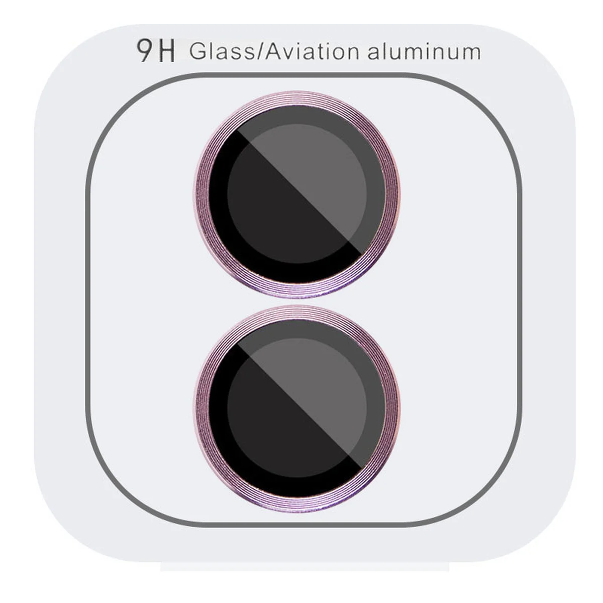 Захисне скло Metal Classic на камеру (в упак.) Apple iPhone 16 (6.1") / 16 Plus (6.7") Рожевий / Pink