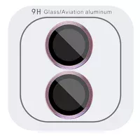 Захисне скло Metal Classic на камеру (в упак.) Apple iPhone 16 (6.1") / 16 Plus (6.7") Рожевий / Pink