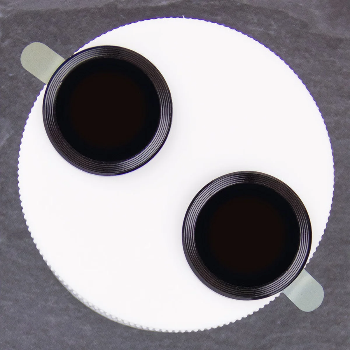 Защитное стекло Metal Classic на камеру (в упак.) для Apple iPhone 16 (6.1") / 16 Plus (6.7") Черный / Black