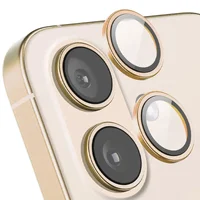 Захисне скло Metal Classic на камеру (в упак.) Apple iPhone 16 (6.1") / 16 Plus (6.7") Золотий / Gold