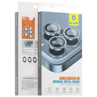Защитное стекло BlueO Metal на камеру для Apple iPhone 16 (6.1") / 16 Plus (6.7") Бирюзовый / Green