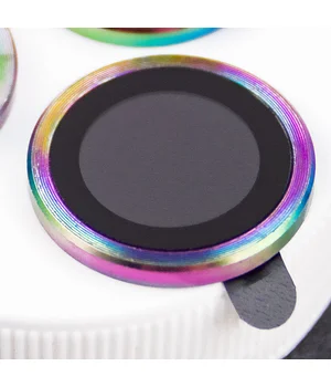 Защитное стекло Metal Classic на камеру (в упак.) для Apple iPhone 16 (6.1") / 16 Plus (6.7") Сиреневый / Rainbow Защитное стекло Metal Classic на камеру (в упак.) для Apple iPhone 16 (6.1") / 16 Plus (6.7") Сиреневый / Rainbow