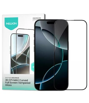 Захисне скло Nillkin (CP+ max 3D) (full glue) для Apple iPhone 16 (6.1") Чорний