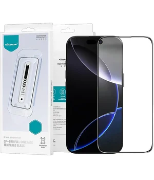 Захисне скло Nillkin (CP+PRO) для Apple iPhone 16 (6.1") (+ аплікатор) Чорний