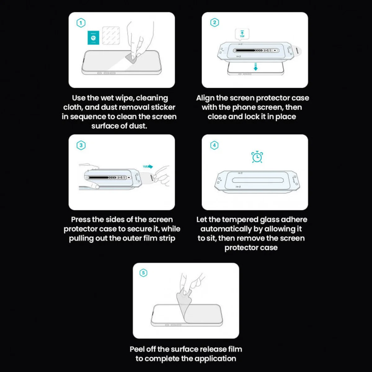 Захисне скло Nillkin (CP+PRO) для Apple iPhone 16 Pro (6.3") (+ аплікатор) Чорний