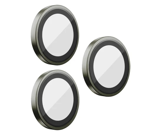 Захисне скло BlueO Metal на камеру для Apple iPhone 16 Pro/16 Pro Max/15 Pro/15 Pro Max Сірий/Natural Titanium