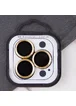 Захисне скло Metal Classic на камеру (в упак.) Apple iPhone 16 Pro (6.3") / 16 Pro Max (6.9") Золотий / Gold
