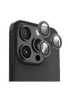 Захисне скло BlueO Metal на камеру для Apple iPhone 16 Pro / 16 Pro Max / 15 Pro / 15 Pro Max Чорний / Black