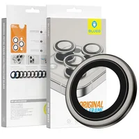 Защитное стекло BlueO Metal на камеру для Apple iPhone 16 Pro / 16 Pro Max / 15 Pro / 15 Pro Max Серый / Natural Titanium