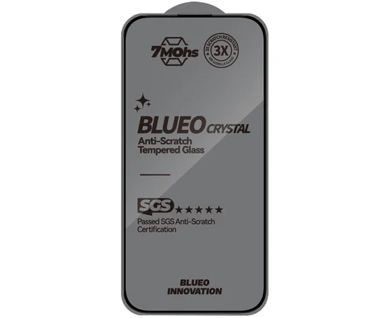 Захисне 2.5D скло Blueo Crystal Anti-Scratch для Apple iPhone 16 Pro (6.3") Чорний