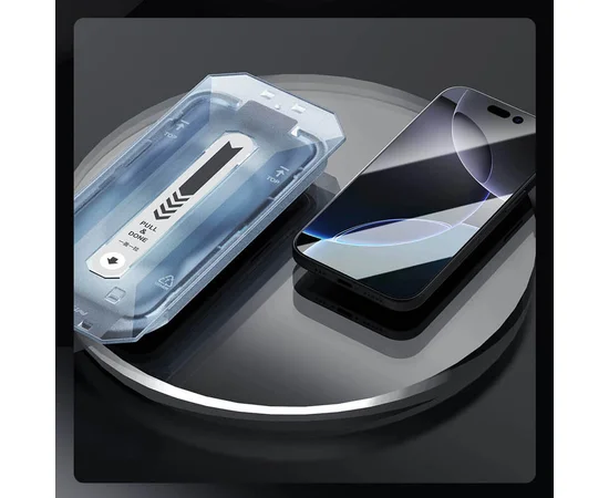 Защитное стекло Nillkin (CP+PRO) для Apple iPhone 16 Pro (6.3") (+ аппликатор) Черный