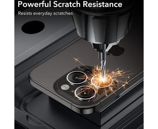 Защитное стекло Metal Classic на камеру (в упак.) для Apple iPhone 16 Pro (6.3") / 16 Pro Max (6.9") Серебряный / Silver