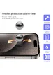 Защитное 3D стекло Blueo Hot Bending для Apple iPhone 16 Pro (6.3") (+ аппликатор) Черный