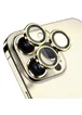 Захисне скло Metal Classic на камеру (в упак.) Apple iPhone 16 Pro (6.3") / 16 Pro Max (6.9") Золотий / Gold