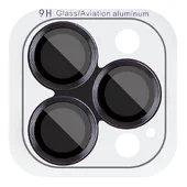 Захисне скло Metal Classic на камеру (в упак.) Apple iPhone 16 Pro (6.3") / 16 Pro Max (6.9") Чорний / Black
