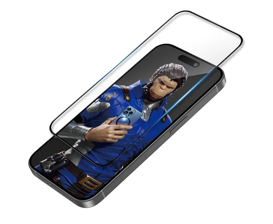 Захисне 3D скло Blueo Invisible Airbag Anti-Broken для Apple iPhone 16 Pro (6.3") Чорний