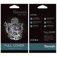 Защитное стекло Ganesh (Full Cover) для Apple iPhone 16 Pro (6.3") Черный