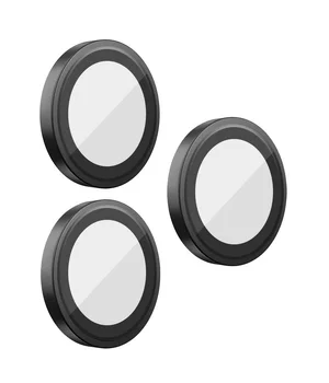 Защитное стекло BlueO Metal на камеру для Apple iPhone 16 Pro / 16 Pro Max / 15 Pro / 15 Pro Max Черный / Black Защитное стекло BlueO Metal на камеру для Apple iPhone 16 Pro / 16 Pro Max / 15 Pro / 15 Pro Max Черный / Black