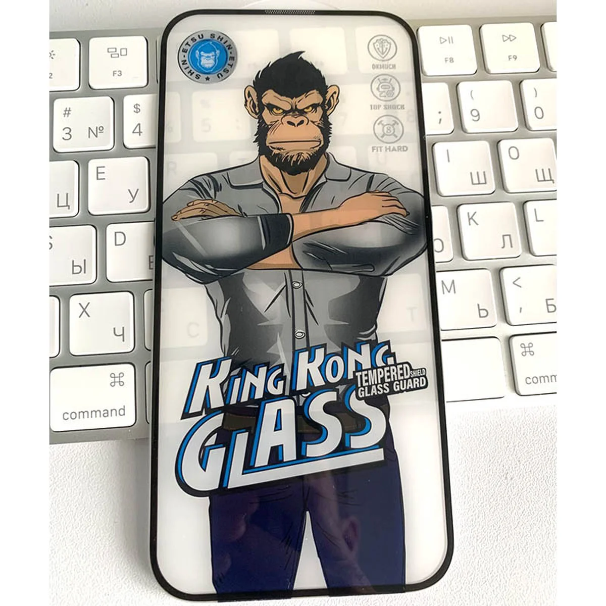 Защитное 2.5D стекло King Kong HD для Apple iPhone 16 Pro (6.3") Черный