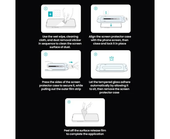 Захисне скло Nillkin (CP+PRO) для Apple iPhone 16 Pro (6.3") (+ аплікатор) Чорний