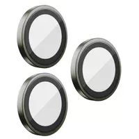 Захисне скло BlueO Metal на камеру для Apple iPhone 16 Pro/16 Pro Max/15 Pro/15 Pro Max Сірий/Natural Titanium
