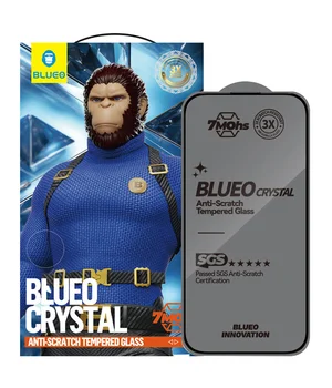 Захисне 2.5D скло Blueo Crystal Anti-Scratch для Apple iPhone 16 Pro (6.3") Чорний