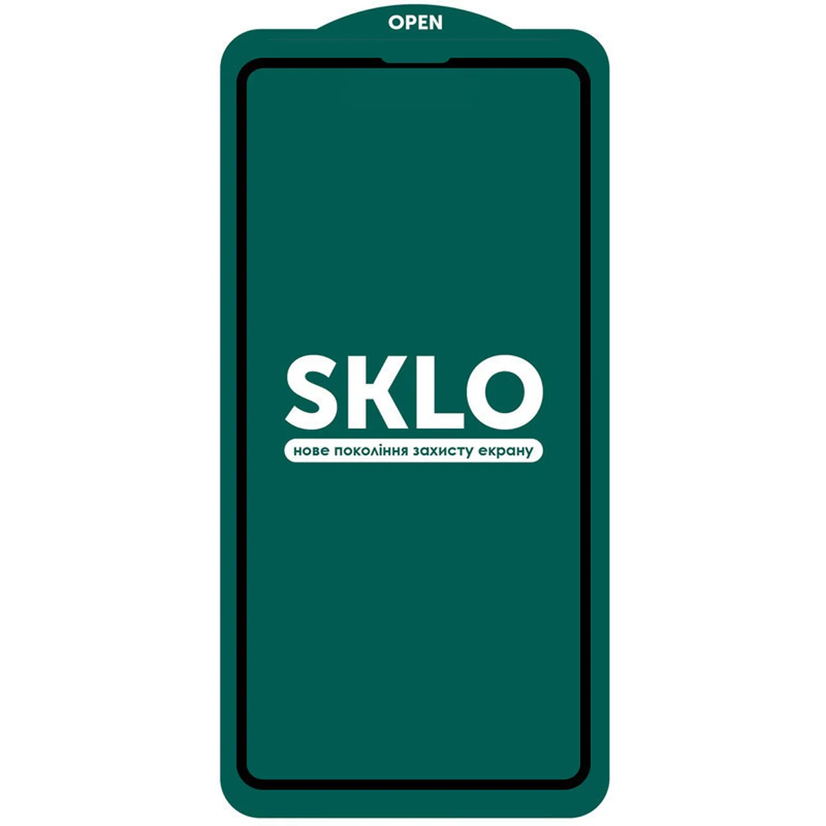Захисне скло SKLO 5D (тех.пак) для Apple iPhone 16 Pro (6.3") Чорний