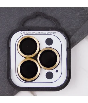 Защитное стекло Metal Classic на камеру (в упак.) для Apple iPhone 16 Pro (6.3") / 16 Pro Max (6.9") Золотой / Gold Защитное стекло Metal Classic на камеру (в упак.) для Apple iPhone 16 Pro (6.3") / 16 Pro Max (6.9") Золотой / Gold