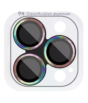 Защитное стекло Metal Classic на камеру (в упак.) для Apple iPhone 16 Pro (6.3") / 16 Pro Max (6.9") Сиреневый / Rainbow Защитное стекло Metal Classic на камеру (в упак.) для Apple iPhone 16 Pro (6.3") / 16 Pro Max (6.9") Сиреневый / Rainbow