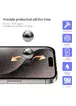 Защитное 3D стекло Blueo Hot Bending для Apple iPhone 16 Pro (6.3") (+ аппликатор) Черный