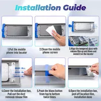 Защитное 3D стекло Blueo Hot Bending для Apple iPhone 16 Pro (6.3") (+ аппликатор) Черный