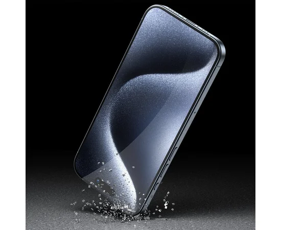 Защитное 3D стекло Blueo Invisible Airbag Anti-broken для Apple iPhone 16 Pro Max (6.9") Черный
