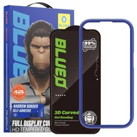 Защитное 3D стекло Blueo Hot Bending New для Apple iPhone 16 Pro Max (6.9") Черный