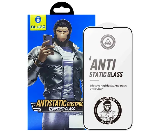 Захисне 2.5D скло Blueo Full Cover HD для Apple iPhone 16 Pro Max (6.9") Чорний