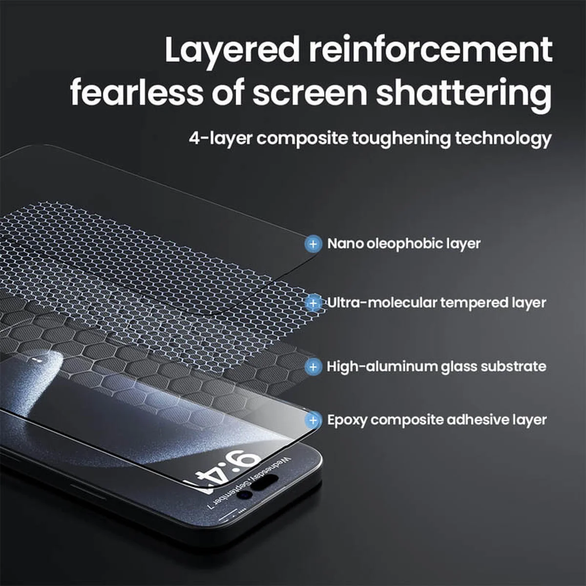 Захисне скло Nillkin (CP+PRO) для Apple iPhone 16 Pro Max (6.9") (+ аплікатор) Чорний