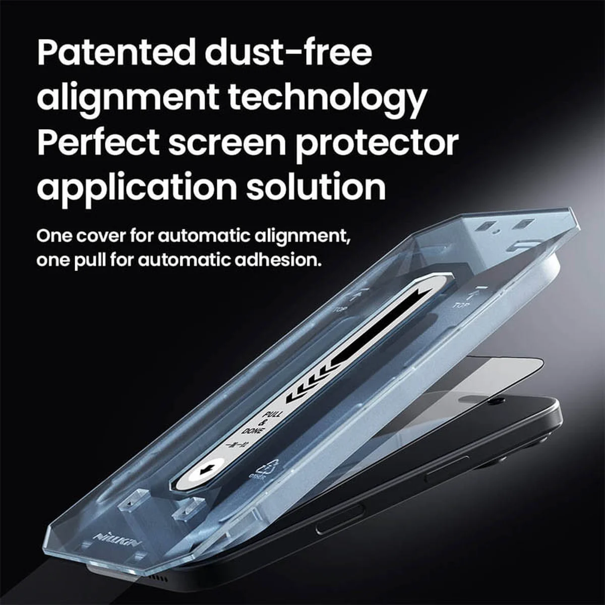 Захисне скло Nillkin (CP+PRO) для Apple iPhone 16 Pro Max (6.9") (+ аплікатор) Чорний