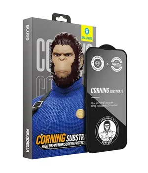 Захисне 2.5D скло Blueo Corning Gorilla Glass для Apple iPhone 16 Pro Max (6.9") Чорний