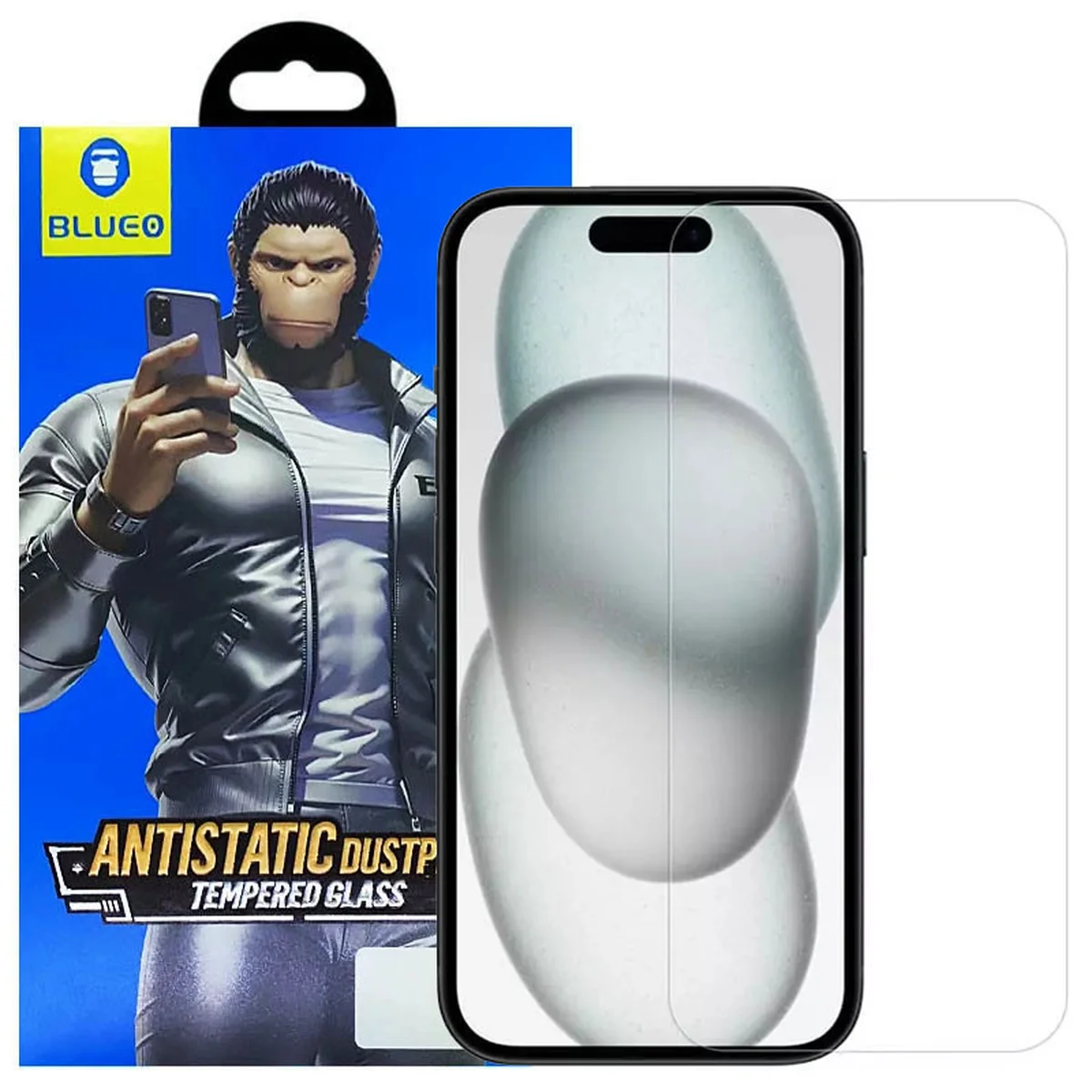 Защитное 2.5D стекло Blueo Full Cover HD Clear для Apple iPhone 16 Pro Max (6.9") Прозрачное