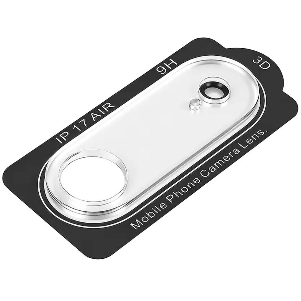 Защитное стекло на камеру Full Block (тех.пак) для Apple iPhone 17 Air (6.5") Прозрачный