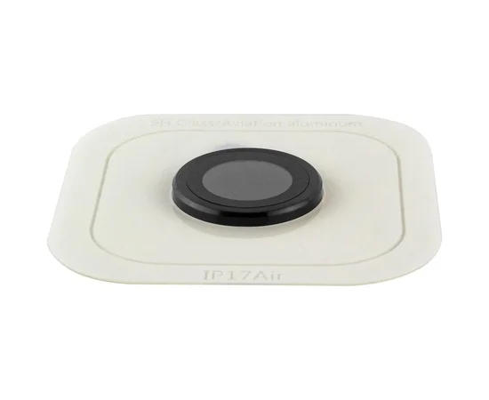 Защитное стекло Metal Classic на камеру (в упак.) для Apple iPhone 17 Air (6.5") Черный / Black