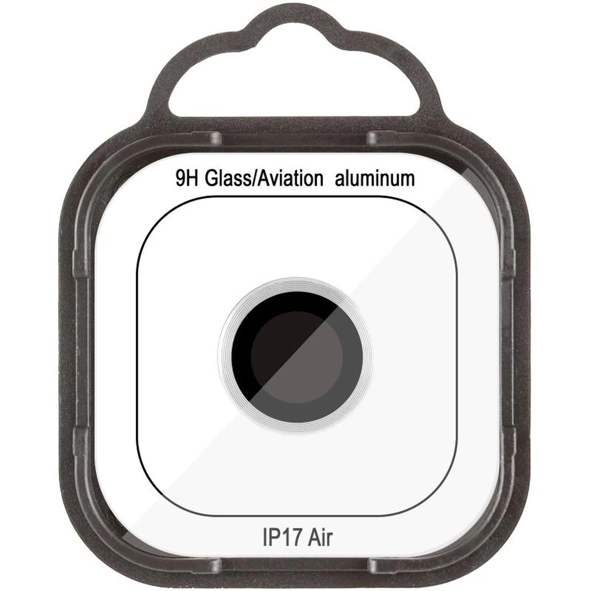 Защитное стекло Metal Classic на камеру (в упак.) для Apple iPhone 17 Air (6.5") Серебряный / Silver