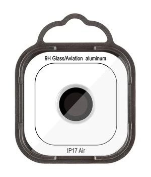 Защитное стекло Metal Classic на камеру (в упак.) для Apple iPhone 17 Air (6.5") Серебряный / Silver