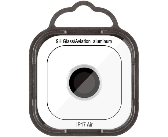 Защитное стекло Metal Classic на камеру (в упак.) для Apple iPhone 17 Air (6.5") Серебряный / Silver