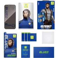 Защитное 2.5D стекло Blueo Full Cover Anti-Peep для Apple iPhone 17 Air (6.5") Черный