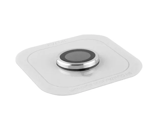 Защитное стекло Metal Classic на камеру (в упак.) для Apple iPhone 17 Air (6.5") Серебряный / Silver