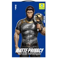 Защитное 2.5D стекло Blueo Full Cover Anti-Peep Matte для Apple iPhone 17 Air (6.5") Черный